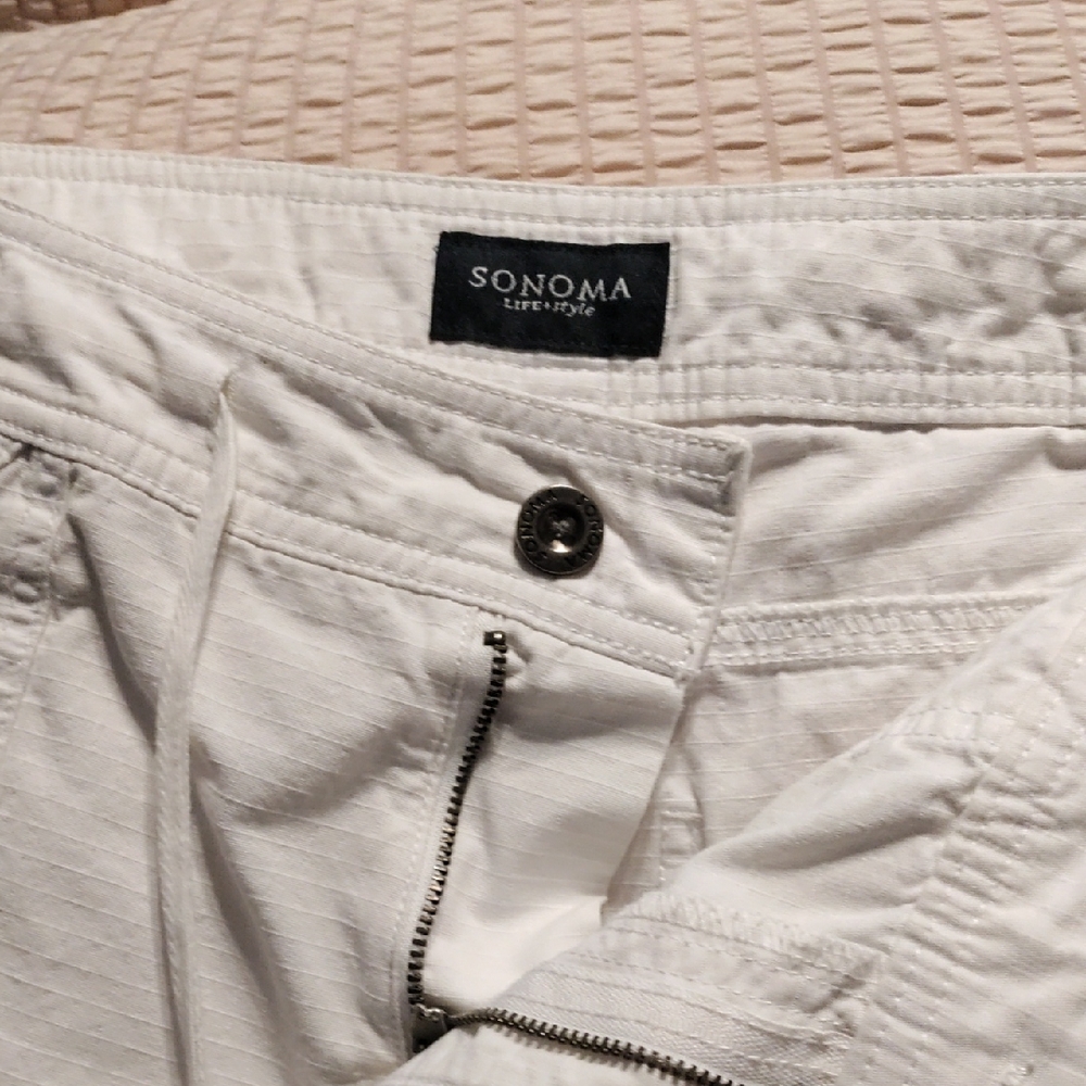 Sonoma Crisp White Trousers